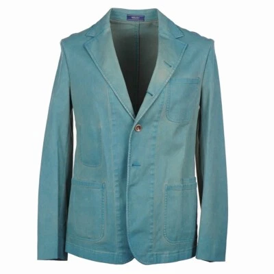 Blazer de Viaje Boglioli Informal Algodón Teñido 40R (UE 50) Abrigo Deportivo Nuevo con Etiquetas Foto 1 de 4