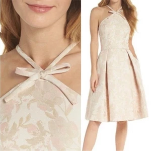 Vestido Formal Gal Meets Glam Talla 4 Floral Boda Invitado Evento Cóctel - Imagen 1 de 9