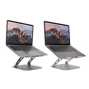 Laptop Stand With 2 Cooling Fans Foldable Adjustable Laptop Cooling Stand Fo Hot - Afbeelding 1 van 30