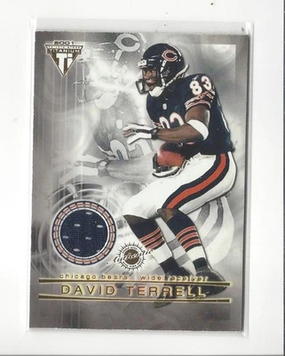 2001 Titanium Double Sided Jerseys #11 David Terrell/Anthony Thomas JERSEY Bears - Image 1 of 2