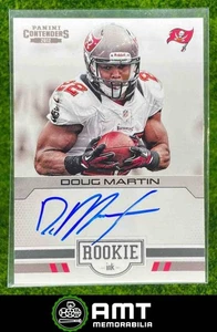2012 Panini Contenders #11 Doug Martin RC Auto Tampa Bay Buccaneers - Picture 1 of 3