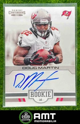 2012 Panini Contenders #11 Doug Martin RC Auto Tampa Bay Buccaneers - Image 1 of 3