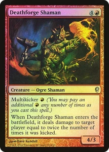 MTG FOIL Deathforge Shaman  - Conspiracy #141 - Picture 1 of 1