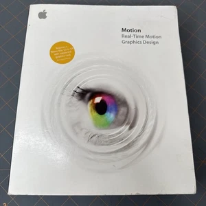 Apple Motion Real-Time Motion Graphics Design CD Vintage NEW - Picture 1 of 9