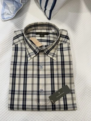 NWT Ermenegildo Zegna 100% cotton, long sleeve dress shirt, XL  - Image 1 of 4