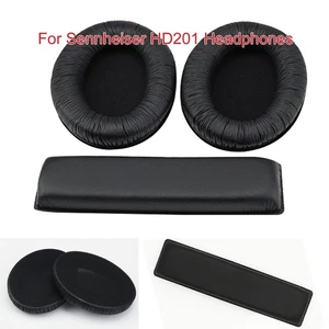 Almohadillas + Cojines de repuesto para diadema para auriculares Sennheiser HD201 orejeras - Imagen 1 de 6