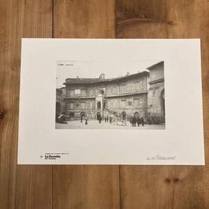FERMO - Municipio - Stampa TAVOLA D’epoca. Marche. Da La Gazzetta Del Fermano - Foto 1 di 7