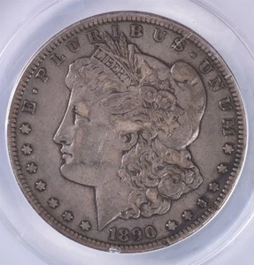 1890-CC Morgan Silver Dollar - ANACS VF30 Details  - Picture 1 of 3
