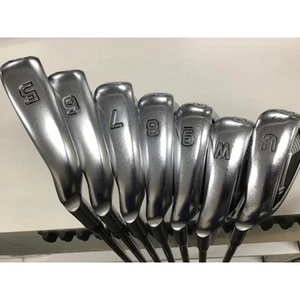 PING G410 Iron Set 7pcs 5-UW NSPRO Zelos 7 Flex S Left-Handed Black Dot - Picture 1 of 6