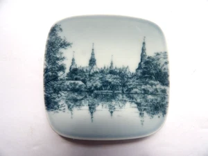 B&G Denmark Frederiksborg Slot Plate 9712/708, Kyeld Bonfils 3" x 3" Wall Hanger - Picture 1 of 2