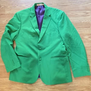 Opposuits Traje Chaqueta 48 Regular Verde con Forro Púrpura - Oppo Trajes 48 Blazer - Imagen 1 de 8