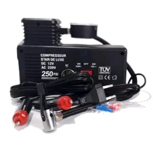 MINI COMPRESSORE PORTATILE CANOTTI AUTO 12V 220V AUTO BICI MOTO 250PSI - Foto 1 di 1