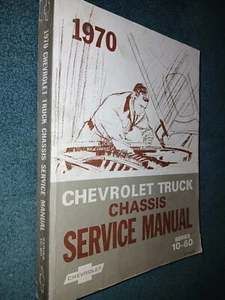 Chevrolet Truck 1970 chasis manual de taller camioneta original + libro de servicio - Imagen 1 de 4