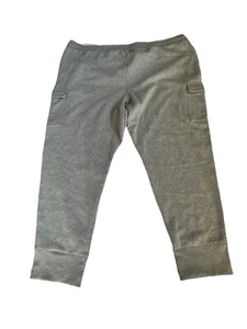 NEW! Men's All in Motion Gray Heathered Cotton Fleece Jogger Sweatpant 3XL (NWT) - Picture 1 of 7