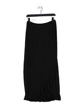 Max Studio Women's Maxi Skirt S Black Viscose with Spandex Long Maxi