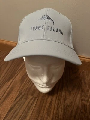 Tommy Bahama Tip Your Cap Hat Adjustable Size Color Blue/Gray Men's NEW - Image 1 of 4