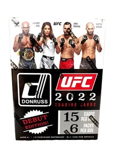 2022 Panini Donruss UFC Edición Debut Blaster Caja Sellada de Fábrica - Imagen 1 de 6