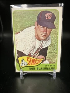 1965 Topps Don Blasingame Card #21 Washington Senators See Photos - Picture 1 of 2