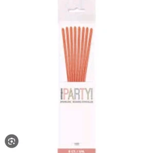 Rose gold Glitz Party Sparkler (17cm) - for Birthday, Anniversary & Memorable - Picture 1 of 4