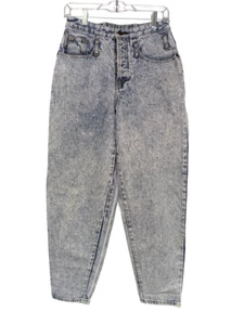 Vintage Union Bay Jeans Womens High Rise Baggy Size 9/27 Button Fly Acid Wash - Picture 1 of 11