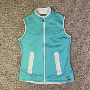 Gilet Peter Millar Donna Blu Medio Estate Pile Golf Los Angeles Country Club - Foto 1 di 12