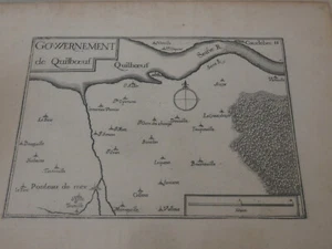 plan gouvernement de quilleboeuf (quiboeuf) Tassin vers 1630 - Picture 1 of 1