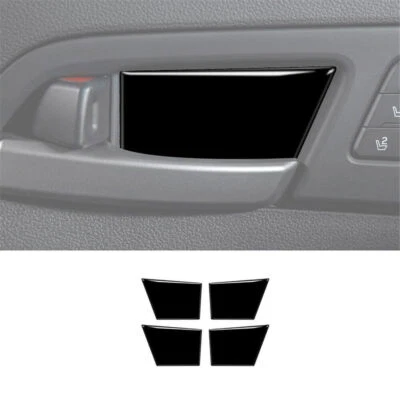 Cubierta de cuenco de puerta interior negro piano 4 piezas para Hyundai Elantra 2016-2018 Foto 1 de 4