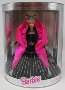 Barbie Felices Fiestas Barbie Muñeca Mattel 1998 Negro Rosa Vestido Edición Especial - Imagen 1 de 7