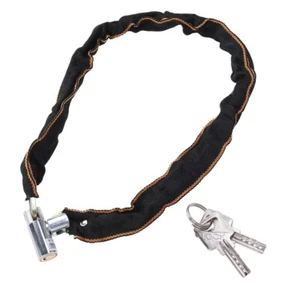 80CM Bike Chain Lock Anti-Theft Bicycle Chain Lock with Keys for Bike Motorcycle - Picture 1 of 12