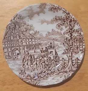 Vintage Franciscan Coaching Days - 5,5" Untertasse Teller - Menge 3 - Bild 1 von 5