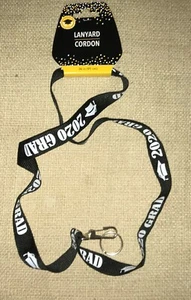 New!  Big Girls Black "Graduation" LANYARD  36"  NWT  - Picture 1 of 2