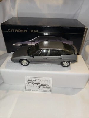 SOLIDO CITROEN XM Silver 1989 DIE-CAST CAR 1:18 SCALE 8501 New Open Box - Image 1 of 4