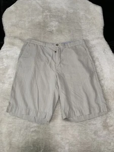 Tommy Bahama Herren grau Freizeit grau Seide Baumwolle Shorts Größe 34 Unterteil - Bild 1 von 6