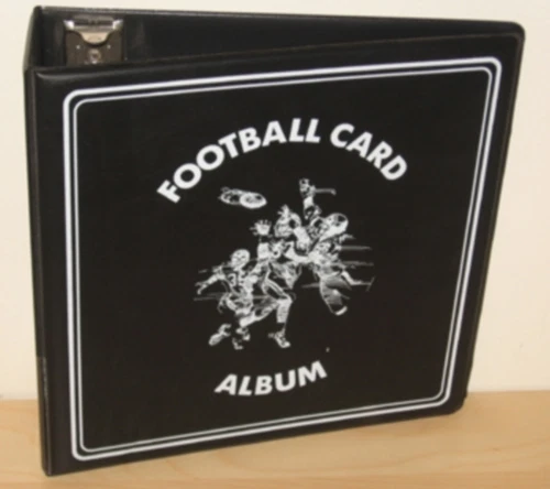 Estuche de 12 BCW Negro Colección de Tarjetas de Fútbol 3" Anillo D Álbumes Carpetas Libros Foto 1 de 1