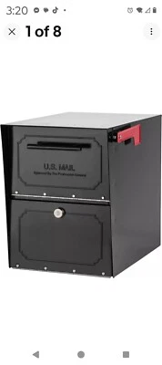 Architectural Mailboxes 6200B-10 Oasis Classic Locking Post Mount Parcel Mailbox - Image 1 of 4