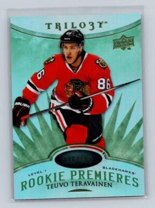 2014-15 Upper Deck Trilogy #104 Teuvo Teravainen SN Chicago Blackhawks - Imagen 1 de 2