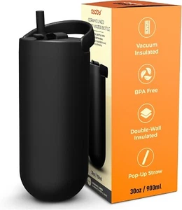 Asobu Insulated Stainless Steel 16 oz 460ml Infuser Water Bottle SWG 15 - White - Picture 1 of 8