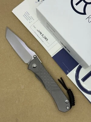 🌟 NEW CHRIS REEVE UMNUMZAAN - SANDBLASTED TANTO MAGNACUT BLADE PLAIN EDGE - Image 1 of 2