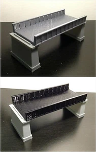Outland Models Modelleisenbahn Balkenbrücke für 2 Gleise mit Piers Spur Z 1:220 - Bild 1 von 3