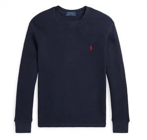 NWT Boy's RALPH LAUREN Waffle Knit Long Sleeve Tee size XL(18-20) - Picture 1 of 1