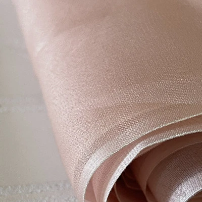 SILK PEACH FABRIC 13 Yards x 21 Inches Wide or 468 Inches x 21 Wide - Image 1 of 4