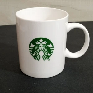 Starbucks White Green Mermaid Coffee Mug 12oz - Picture 1 of 7