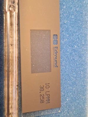 Edmund Optics microscope stage micrometer slide 10 LPMM - Image 1 of 3