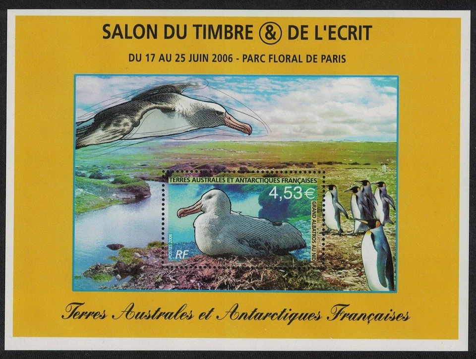 Birds Penguins Albatroz Cormorant MS FSAT TAAF 2006 MNH SG#MS570 MI#Bloco 15 - Imagem 1 de 1