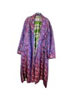 Vintage Silk Brocade Long Robe Kimono Jacket Large 