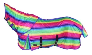 Horse Mesh Summer FlySheet Spring Airflow Neck Rainbow 731EE11 - Picture 1 of 1