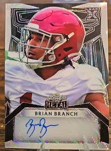 2023 Leaf Metal Draft PA-BB1 Black Wave Auto SSP 1/3 Detroit Lions - Picture 1 of 2