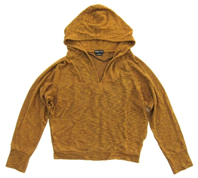 PrAna Brown Soft Cozy Warm Pocket Hooded Pullover Sweatshirt Women Small - Image 1 of 4
