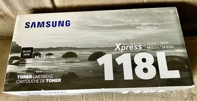 NOS Samsung MLT-D118L Black Noir Toner Cartridge Genuine 118L - Image 1 of 4