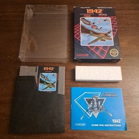 1942 Capcom (Nintendo Entertainment System NES) - Complete - Tested - Authentic